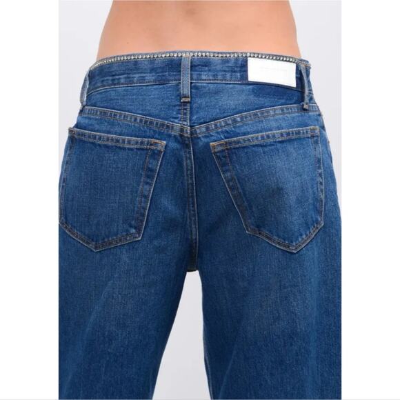 NEW Re/Done Iconic Heritage Silhouette Crystal Bay Fade Low Rider Loose Jean 32 - Picture 3 of 15